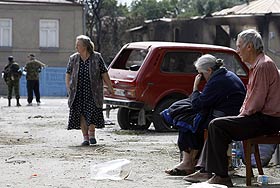 Цхинвали: свет, газеты, еда Цхинвали: свет, газеты, еда