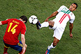 Сборная Испании по футболу стала первым финалистом Чемпионата Европы 2012 года.