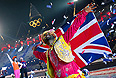 На Олимпийском стадионе в Лондоне прошло красочное представление, приуроченное церемонии закрытия ХХХ летних Олимпийских Игр. Игры-2012 проходили в Лондоне с 27 июля по 12 августа. На Олимпиаде было разыграно 302 комплекта наград.