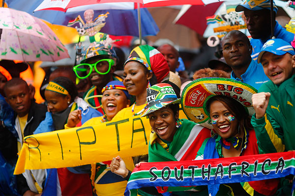 ��������� �������� � ���-����������� ��� ��������� �������� �� ���������� �������� Soccer City � ��������� �������������.
