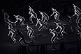 Артисты во время театрализованного представления на церемонии открытия XXII зимних Олимпийских игр в Сочи.