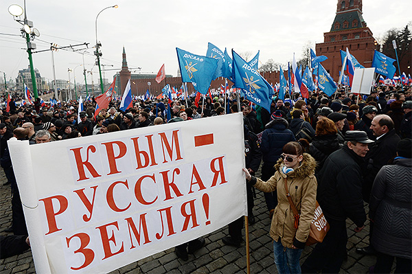 Напомним, вчера парламент Крыма <a href="http://www.interfax.ru/world/363143" target="_blank">проголосовал</a> за присоединение автономии к России.