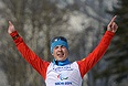 Российский лыжник Рушан Миннегулов стал паралимпийским чемпионом в гонке на 20 км стоя.
