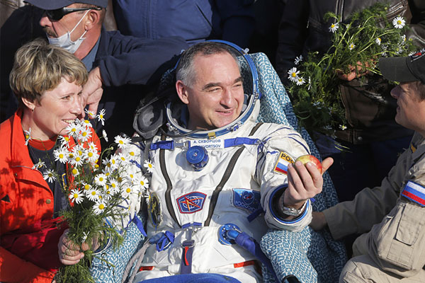 Российский космонавт Александр Скворцов.