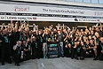 Команда Mercedes отмечает досрочную победу в Кубке конструкторов после финиша Гран-при России.