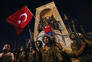 Военный мятеж в Турции
