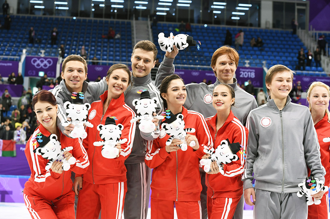 Россияне завоевали серебро Олимпиады в командном турнире фигуристов
