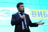 Зеленский получил 30,26% голосов на украинских выборах по итогам подсчета 90,08% протоколов
