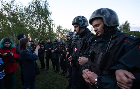 Протесты против строительства храма в Екатеринбурге