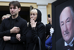 Вдова Бориса Клюева Виктория и актер Максим Филатов