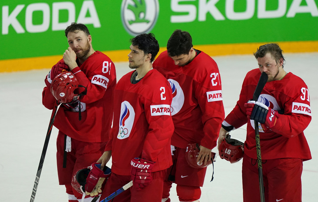 Реакция хоккеистов сборной России после поражения от Канады