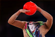Израильская спортсменка Линой Ашрам в индивидуальном многоборье по художественной гимнастике на Олимпийских играх в Токио