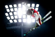 Марион Тено (Канада) в командном турнире по лыжной акробатике