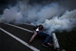 Для пресечения беспорядков полиции пришлось применить слезоточивый газ и водометы