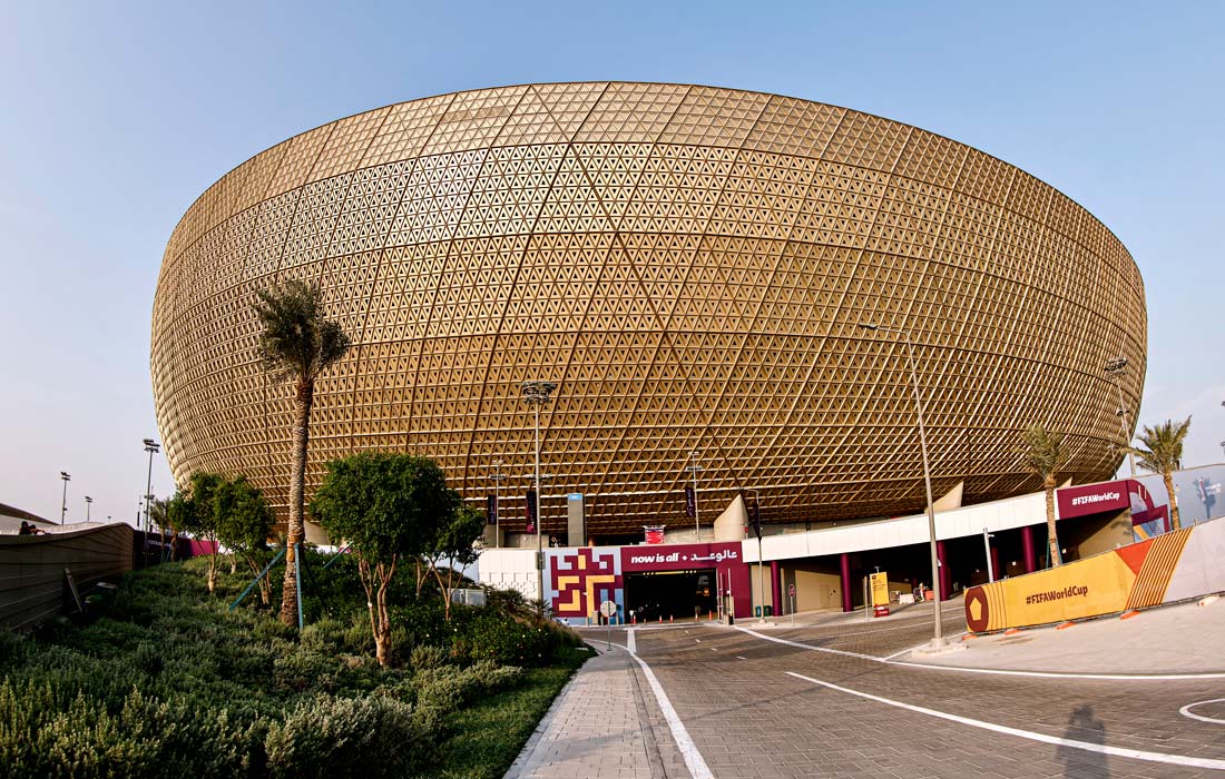 Крупнейший стадион чемпионата мира в Катаре "Лусаил"