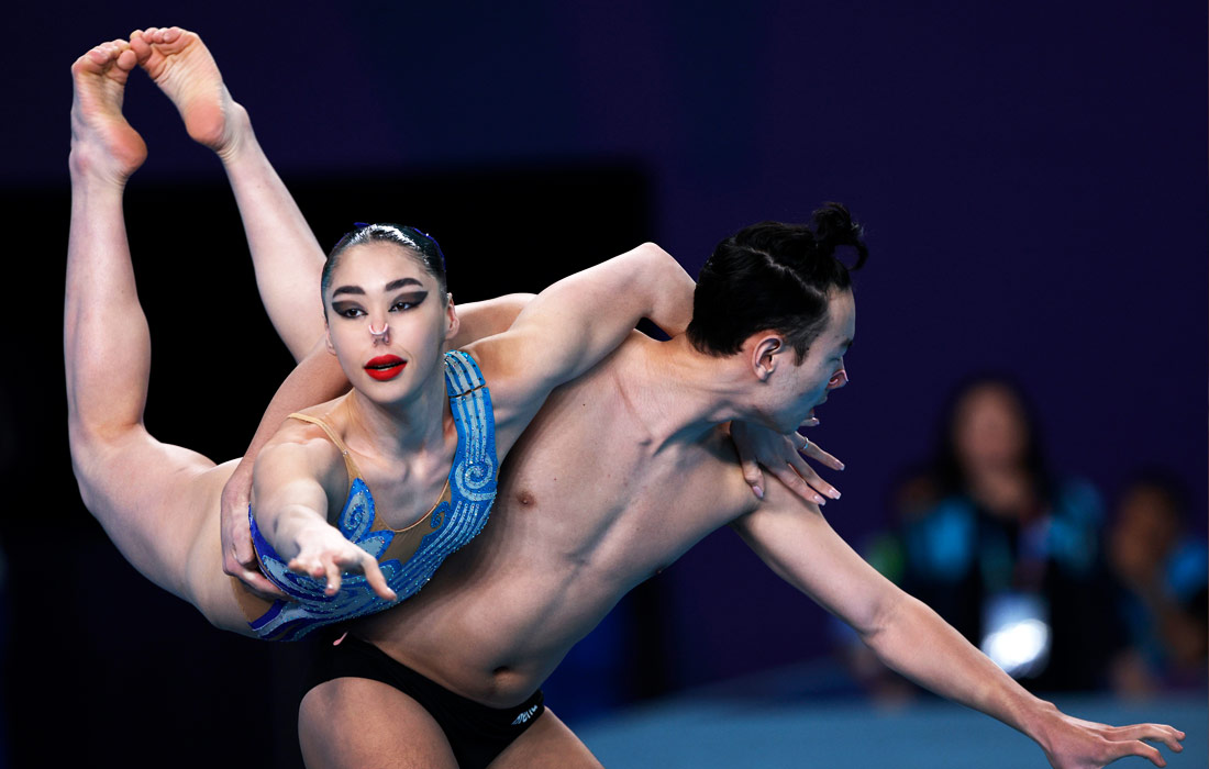 Чемпионат мира по водным видам спорта продолжается в Дохе