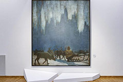 Панно Коровина "Северное сияние" представили в Третьяковке после реставрации Панно Коровина "Северное сияние" представили в Третьяковке после реставрации