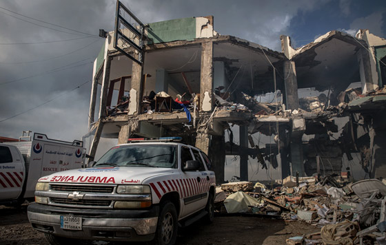 Последствия израильских ударов в Ливане Последствия израильских ударов в Ливане