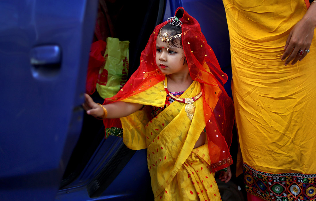 Индуистский фестиваль поклонения богине Дурге в Калькутте