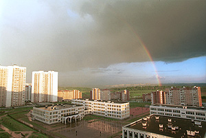Москва, тропики во время шторма Москва, тропики во время шторма