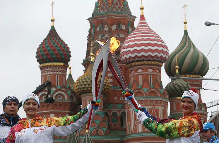 Олимпийская эстафета стартовала в Москве