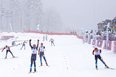 Российские лыжники заняли весь пьедестал в спринте на Паралимпиаде