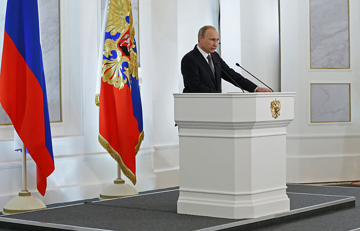 Путин объяснил санкции попыткой сдержать растущие возможности России Путин объяснил санкции попыткой сдержать растущие возможности России