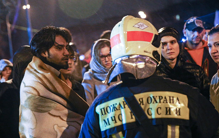 В результате пожара в общежитии "второго меда" пострадали десятки иностранцев В результате пожара в общежитии "второго меда" пострадали десятки иностранцев