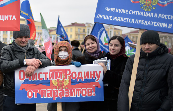"Грозный ТВ" насчитала миллион человек на митинге в поддержку Кадырова "Грозный ТВ" насчитала миллион человек на митинге в поддержку Кадырова