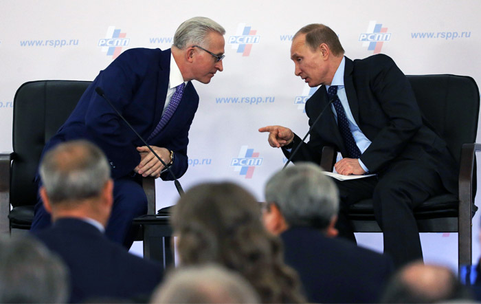 Путин и глава РСПП Шохин обсудили волнующие предпринимателей вопросы Путин и глава РСПП Шохин обсудили волнующие предпринимателей вопросы