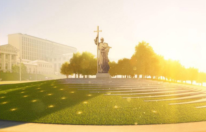 Памятник князю Владимиру установят на Боровицкой площади к ноябрю Памятник князю Владимиру установят на Боровицкой площади к ноябрю