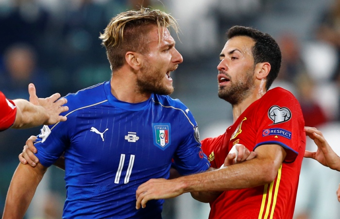 Италия и Испания сыграли вничью в отборочном матче ЧМ-2018