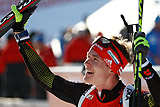 Немец Бенедикт Долль выиграл спринт на ЧМ по биатлону в Австрии
