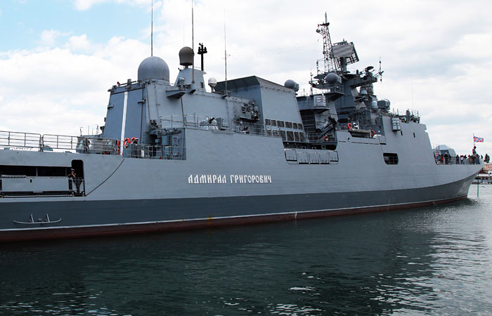 Fox News сообщил о движении "Адмирала Григоровича" в направлении эсминцев ВМС США Fox News сообщил о движении "Адмирала Григоровича" в направлении эсминцев ВМС США
