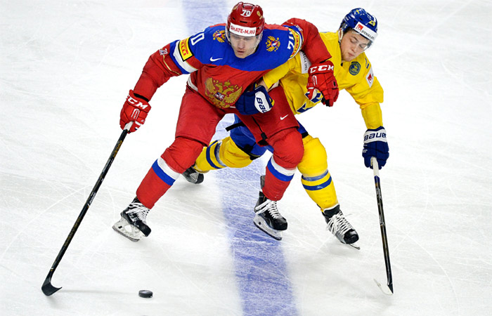 Сборная России выиграла у Швеции стартовый матч ЧМ по хоккею