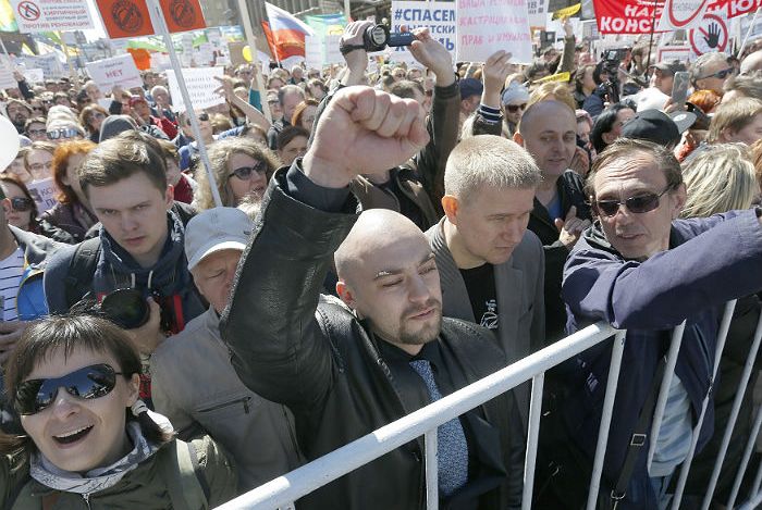 В Москве завершился митинг против реновации В Москве завершился митинг против реновации