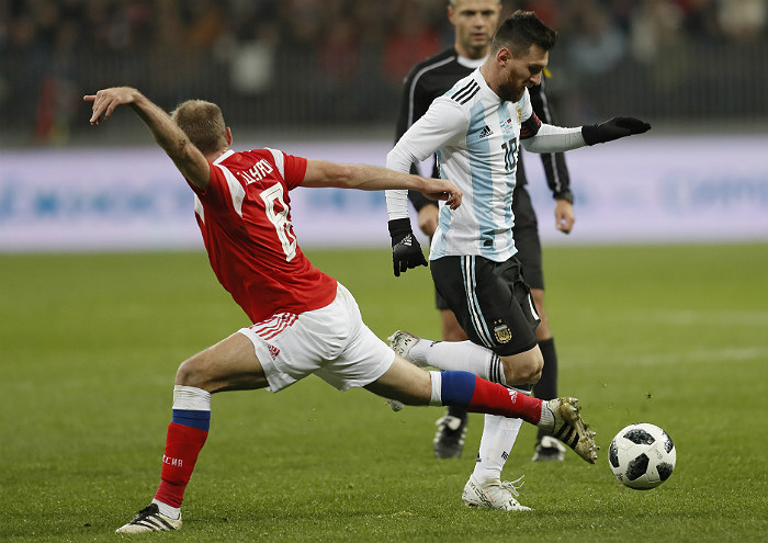 Россия проиграла Аргентине в контрольном матче