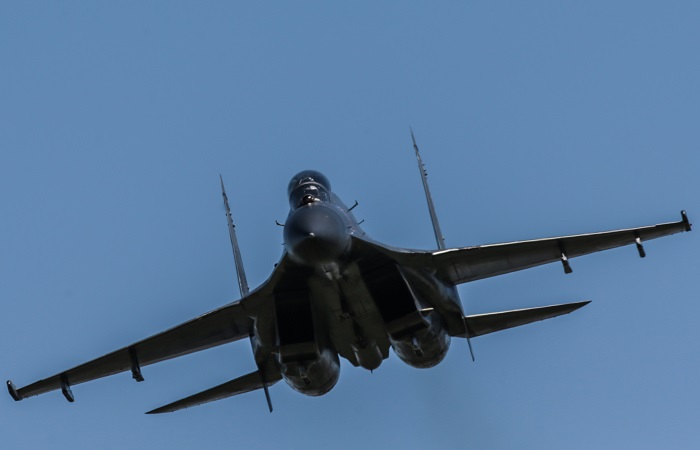 ВВС США опубликовали видео сопровождения российских Су-30 на Балтике ВВС США опубликовали видео сопровождения российских Су-30 на Балтике