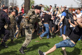 Казаки объяснили свое присутствие на акции оппозиции на Пушкинской площади в Москве