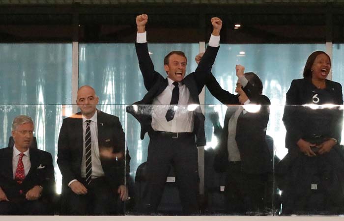 Путин поздравил Макрона и всех французов с победой их сборной в полуфинале ЧМ