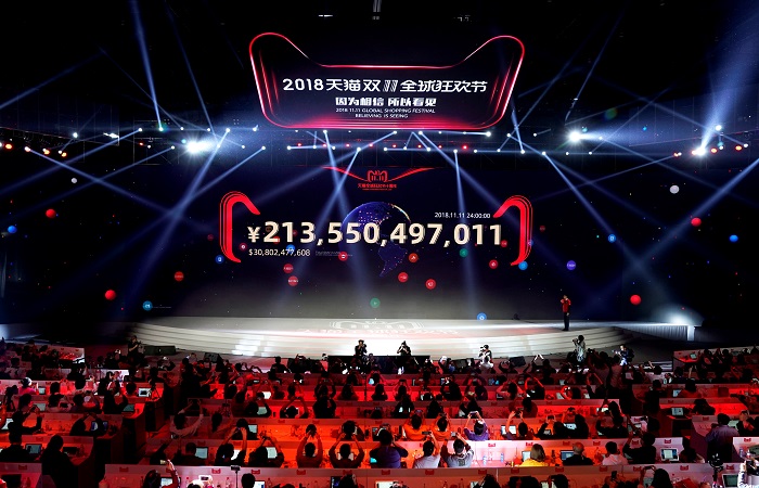 Alibaba снова поставила рекорд продаж в День холостяка Alibaba снова поставила рекорд продаж в День холостяка