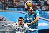 "Зенит" выиграл у "Оренбурга" в 21-м туре чемпионата России по футболу