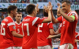 Россия забила девять мячей в ворота Сан-Марино