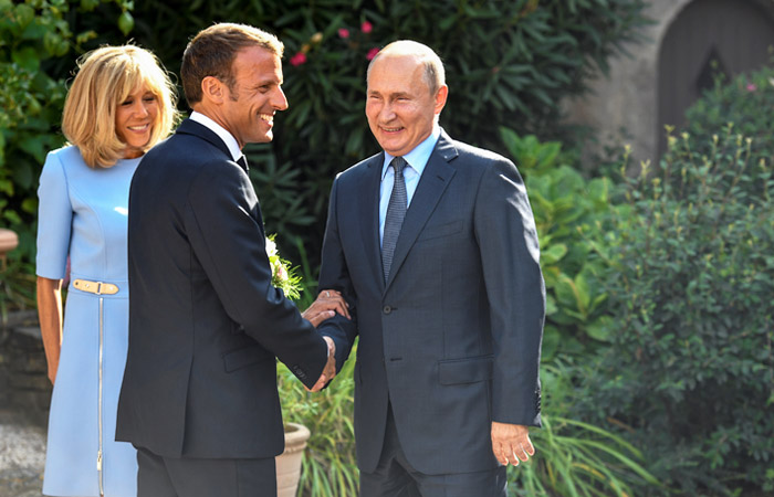 Путин и Макрон поделились с журналистами ожиданиями от переговоров Путин и Макрон поделились с журналистами ожиданиями от переговоров