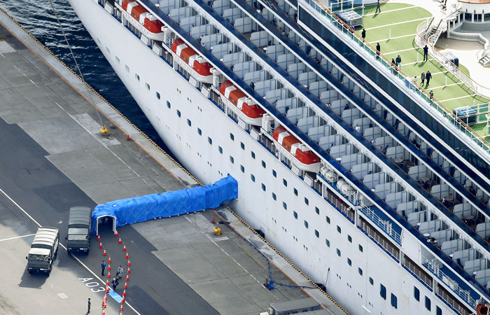 Коронавирус выявлен у 621 пассажира круизного судна Diamond Princess Коронавирус выявлен у 621 пассажира круизного судна Diamond Princess