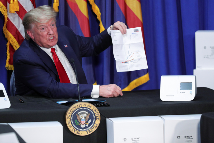 Трамп счел модели университетов США по COVID-19 неверными Трамп счел модели университетов США по COVID-19 неверными