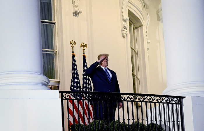Врач Трампа оценил состояние его здоровья после выписки как хорошее Врач Трампа оценил состояние его здоровья после выписки как хорошее