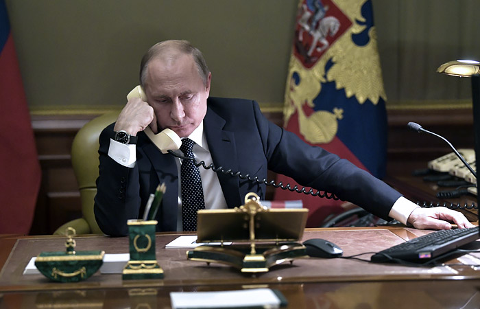 Путин предложил Байдену поговорить по телефону 19 или 22 марта Путин предложил Байдену поговорить по телефону 19 или 22 марта