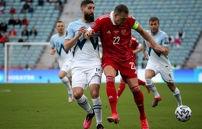 Сборная России победила Словению в отборочном матче ЧМ-2022