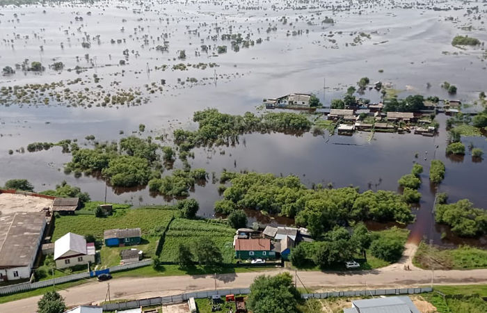 Уровень воды в реках Приамурья из-за дождей опять начал повышаться Уровень воды в реках Приамурья из-за дождей опять начал повышаться